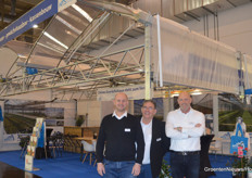 Holland Tuinbouw Systemen ready at the start of day 2 with Berry Zuiderwijk, Leo Alleblas and Harry Kroonen.